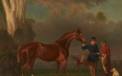 AMERICAN SCHOOL , (19th century), Equestrian Scene