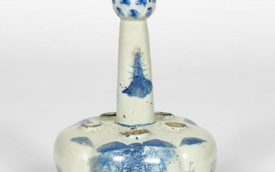 Chinese Blue & White Porcelain Tulip Vase