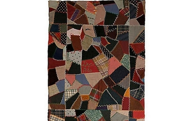 Crazy Quilt Dated 1900