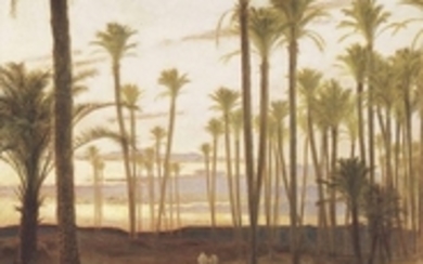 Frederick Goodall, R.A. (British, 1822-1904), The Palm Grove