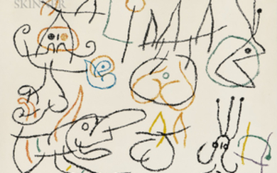 Joan Miró (Spanish, 1893-1983) Plate from Ubu aux Baléares