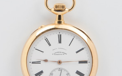 A. Lange & Sohne 18kt Gold Open-face Watch