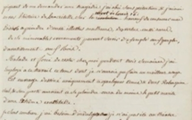 [Mort de LOUIS XVI]. MANUSCRIT, [Paris vers 1812];…