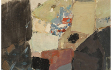 Pierre Lesieur (1922-2011) Composition, 1961 Oil on canvas; signed and...