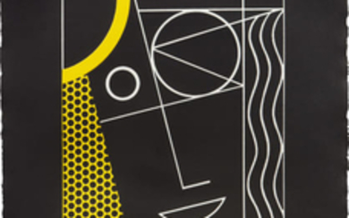 Roy Lichtenstein, Modern Head #2, from Modern Head series