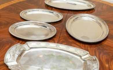Silver Plated Trays - Five