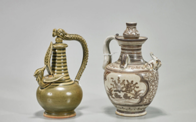 Two Chinese Ceramic Ewers