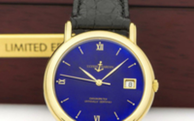 ULYSSE NARDIN SAN MARCO REF. 131-77-9 ENAMEL DIAL YELLOW GOLD A fine self-winding 18K yellow gold wristwatch with enamel dial.