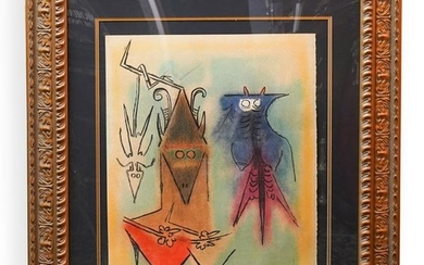Wifredo Lam (Cuban, 1902-1982) Numbered Etching