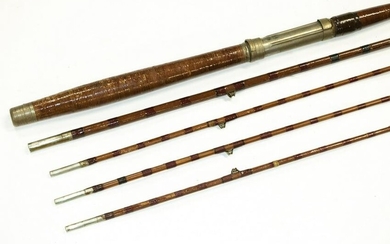 9', D.H. EDES KOMPAK FIVE SIDED TROLLING ROD, WITH