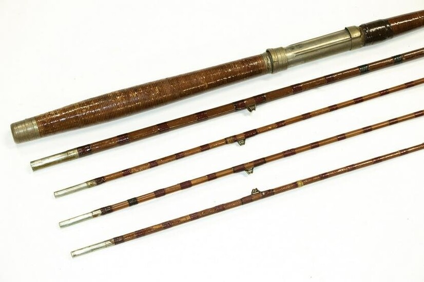 9', D.H. EDES KOMPAK FIVE SIDED TROLLING ROD, WITH