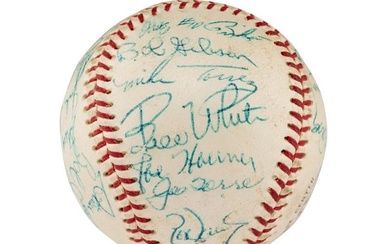 A 1969 St. Louis Cardinals Team Signed Autograph Baseball Including Multiple Hall of Famers (JSA Let