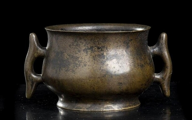 A BRONZE CENSER China, Qing dynasty