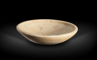 A Cycladic marble bowl