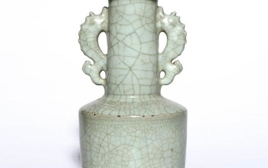 A GE TYPE VASE WITH DOULE HANDLES