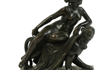 A Grand Tour Bronze of Ariadne on the Panther, After Johann Heinrich Dannecker (German, 1758 - 1841)