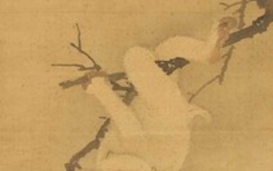 A KAKEMONO OF A MONKEY IN THE STYLE OF MARUYAMA OKYO (1733–1775).
