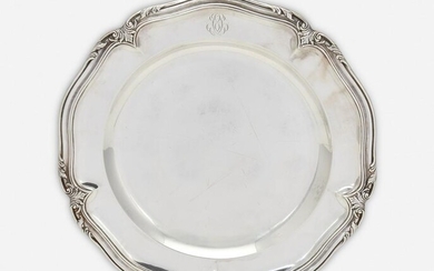 A Maison Cardeilhac French sterling silver charger