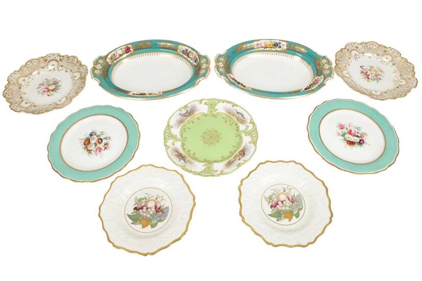 A PAIR OF COPELAND PORCELAIN SERVING DISHES, 19TH CENTURY