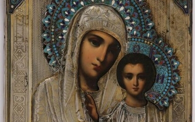 A RUSSIAN ICON OF THE KAZAN MOTHER OF GOD, C. 189