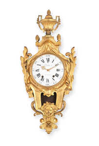 A Rare 18th century French ormolu giant Cartel Clock with Signed and Dated Dial