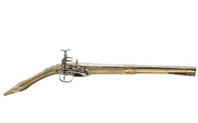 A "Rat tail" Miquelet-flintlock pistol, Albania, circa