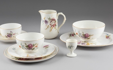 A Royal Worcester part breakfast service
