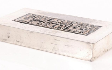 A Silver Plated Box by Margit Tevan (1901-1978)