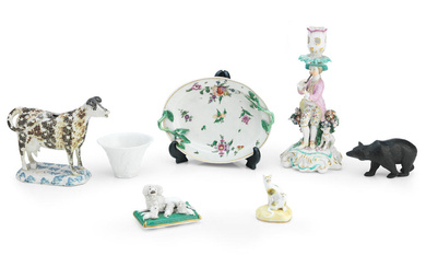 A collection of English porcelain and pottery 18th/19th Century