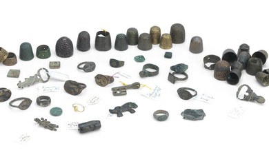 A collection of thirteen Roman and Byzantine bronze rings