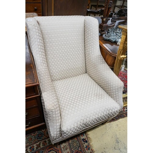 A contemporary Laura Ashley upholstered armchair, width 74cm...