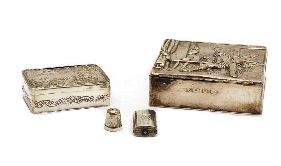 A continental silver boxes