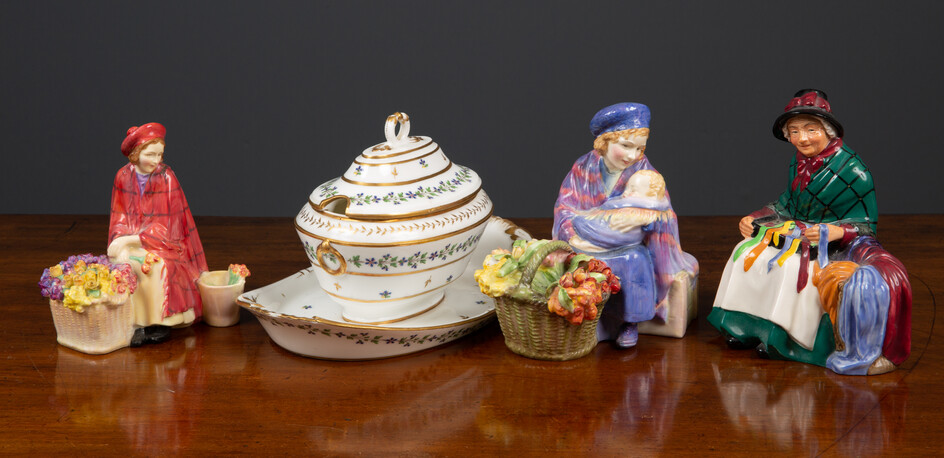 A group of three Royal Doulton figurines