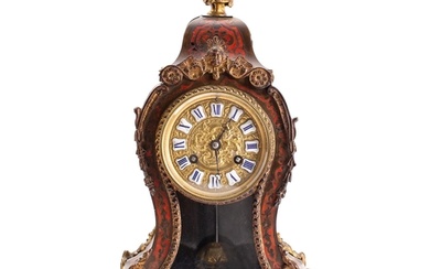 A mid-Victorian French boulle mantel clock the eight-day dur...