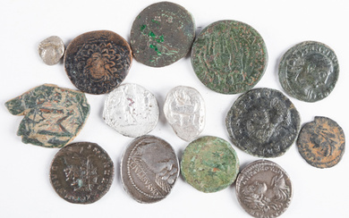 A small lot ancient coins incl. 3 Denarii (incl. 1...