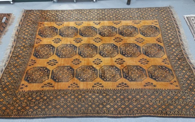AN AFGHAN BOKHARA CARPET 296 x 238 cm