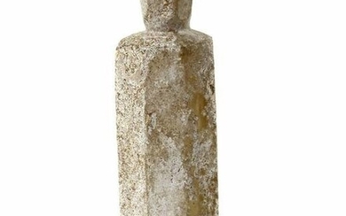 AN EARLY ISLAMIC GLASS BOTTLE, IRAN, 9TH-10TH CENTURY