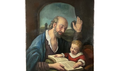 ANONIMO Saint Joseph and the Child