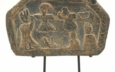 Abyssinian Slate Carving