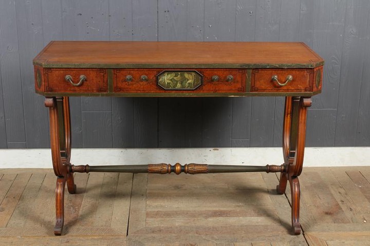 Adams Style Sofa Table with Wanamaker Label