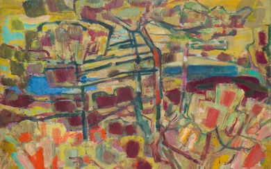 Alexandre Sacha GARBELL (1903-1970) La Nartelle, 1954 Huile sur toile. Signée en bas à gauche....