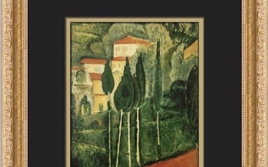 Amedeo Modigliani Landscape Custom Framed Print
