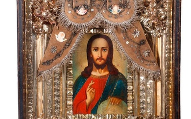 An Icon of Christ Pantocrator in Kiot.