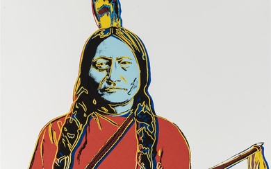 (-), Andy Warhol (1928-1987) Sitting Bull (Printed for...