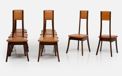 Angelo Mangiarotti Set of 12 dining chairs, model no. S11, ca. 1972