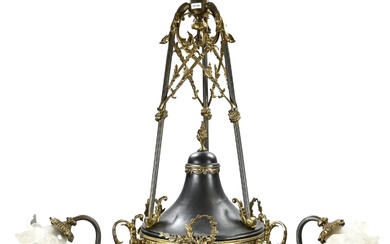 Antique French hanging lamp