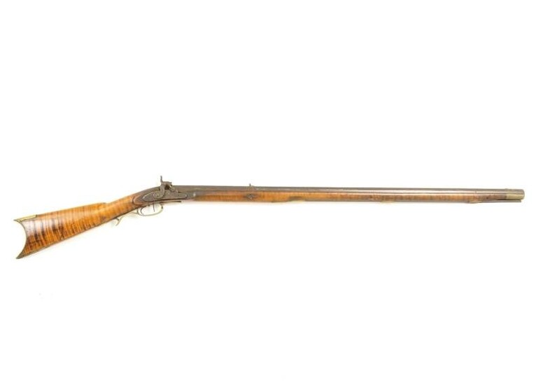 Antique Kentucky long rifle w provenance
