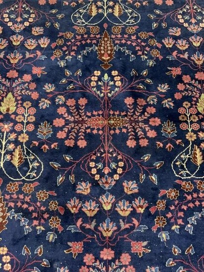 Antique Oversized Handmade Persian Wool Rug