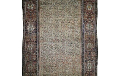 Antique Persian Mahal Exc Cond Pure Wool Hand-Knotted