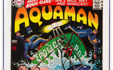 Aquaman #33 (DC, 1967) CGC VF+ 8.5 Off-white to...